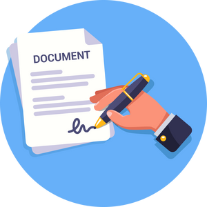 Document Signing Icon